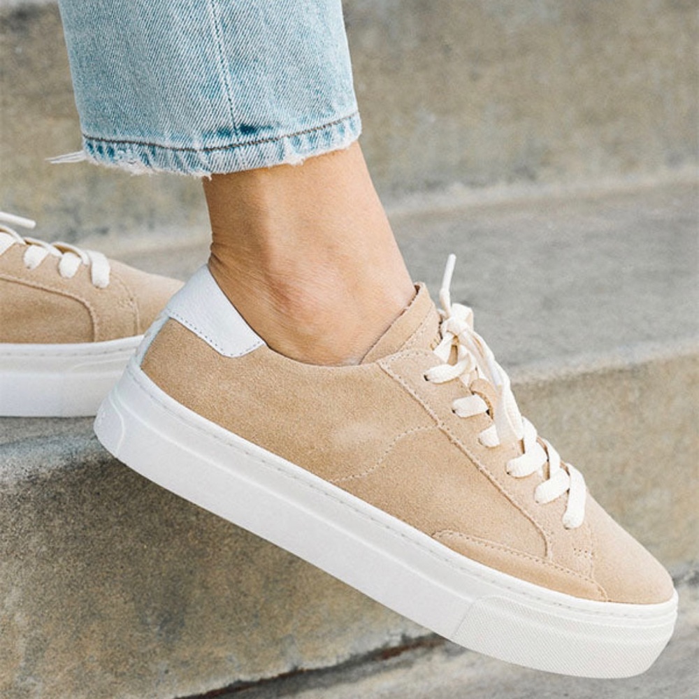 Women’s Soludos Ibiza Platform Sneaker in Sand